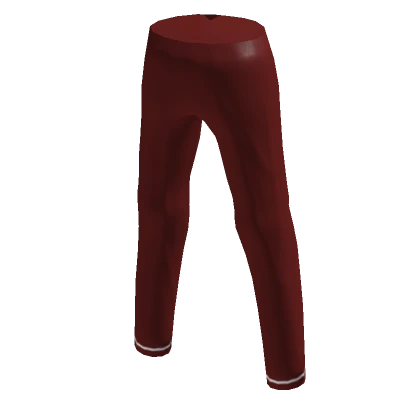 Red  Silk Pajama Pants