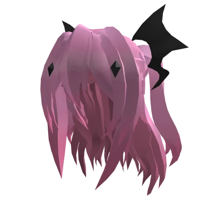 Vampire Pink Twintails Hair