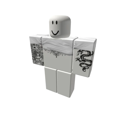 $ Pulled up white under tat tee