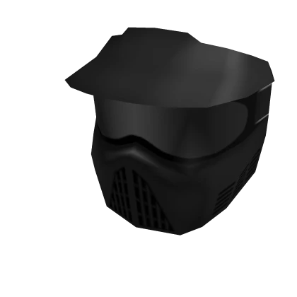 Black Paintball Mask