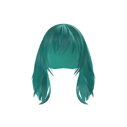 Miku Messy Twintails Hair green