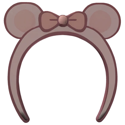 Cute Pink Headband w/ Bow and Bear Panda Ears