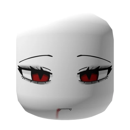 Vampire Red Tired Blood Face