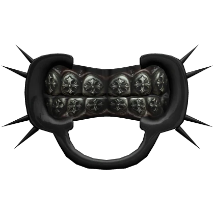 (Hat) Teeth Cheek Retractors w/ Chrome Grills