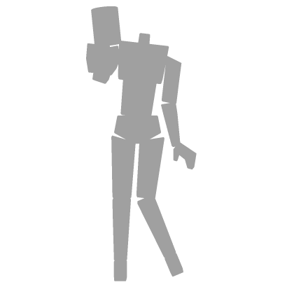 ♡ cute headless head holding idle pose