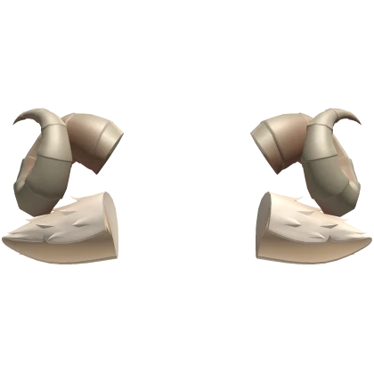 Spiraled Horn & Fur Lamb Ears