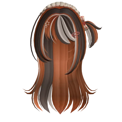 ✿ calico mori kei cutesy ruffle hair