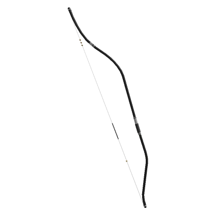 Classic Japanese Longbow in Black