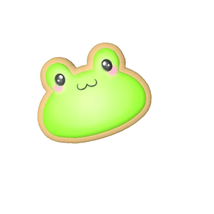 Frog Sugar Cookie