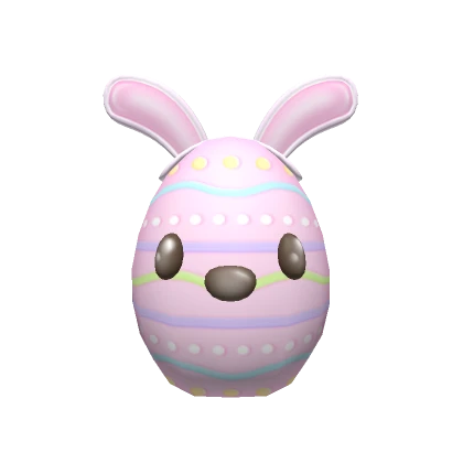 Easter Egg Character - pink