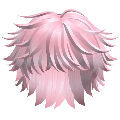 Pink Messy Cool Boy Hair