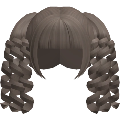 ♡ FREE : sweet dark brown hime pigtails