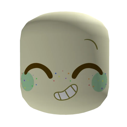 Happy Dandelion Face Mask w/ Freckles 