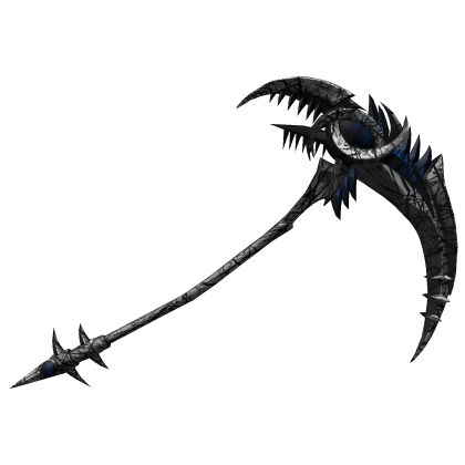 Azure Silver Dragon Scythe