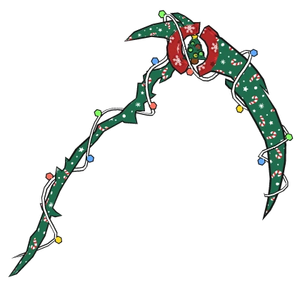 Christmas Tree Snowflake Green Scythe