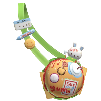 ♡ Kawaii harajuku fast food bunny burger bag 🍔