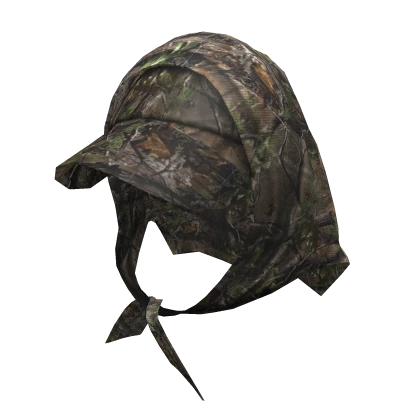 Camo French Scarf w/ Cap