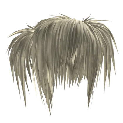 Messy Teased Pigtails (Platinum Blonde)