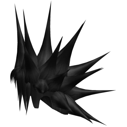 Black Rockstar Punk Liberty Spikes + Mini Bangs 2