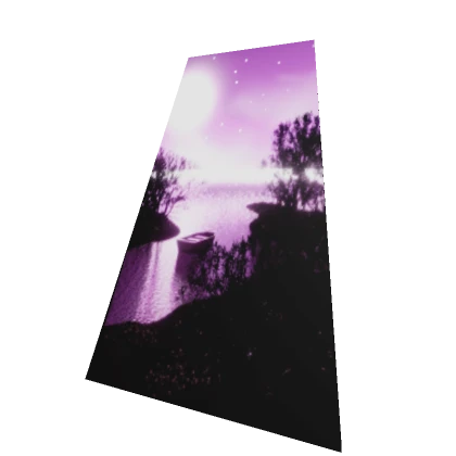 Purple Aesthetic Sunset Cape