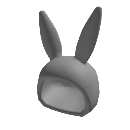 Simple Grey Bunny Hoodie