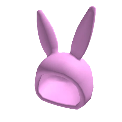 Simple Pink Bunny Hoodie