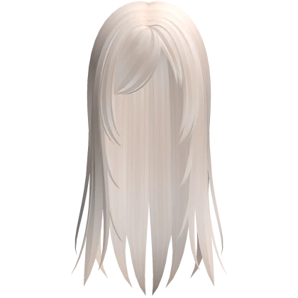 long wispy anime ghost girl hair in blonde