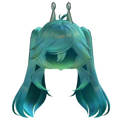 Glorpi Alien Miku Gnarpy vocaloid green pigtails 