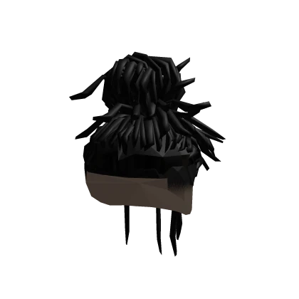 Ace Bun Locs Black DarkSkin