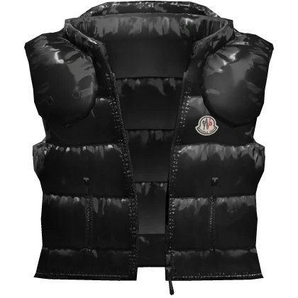 ⭐4.0 BOY | Black Designer Clizzy Vest W/ Hood