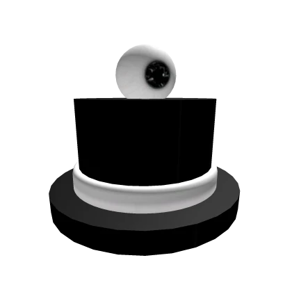 | Top hat Black Glass Eye