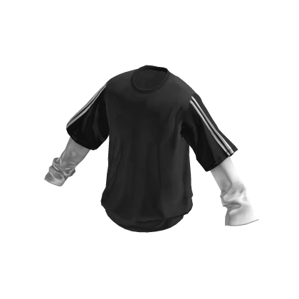 💗Y2K GRAPHIC T-SHIRT_PLAIN BLACK