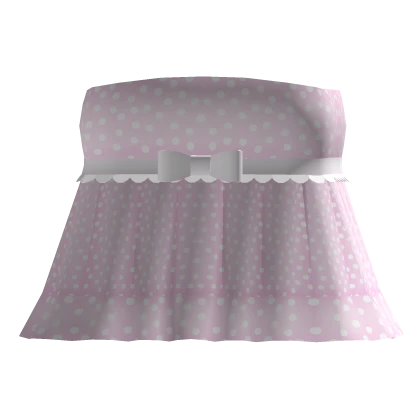 ♡ ꒰ 3.0 cute pink polka dot ruffle dress