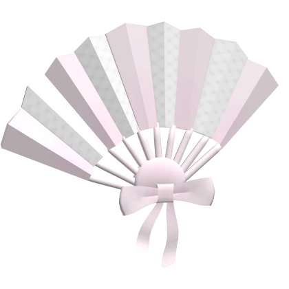 † : pretty pink hand fan (faces accessory)