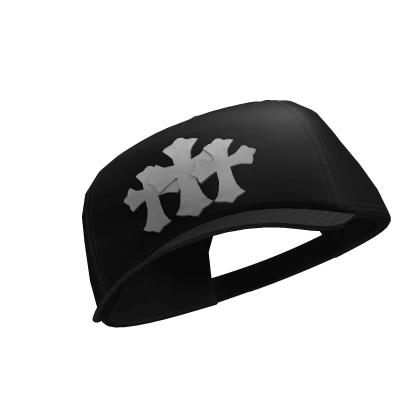 Chrome Hearts Cross Patch Trucker Hat | Tilted