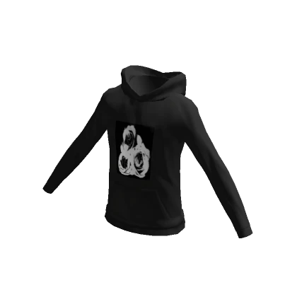 Graphic Flower Hoodie