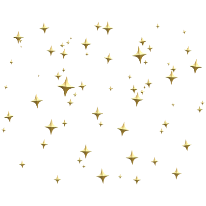 Y2K Sparkle Stars Aura Gold V2