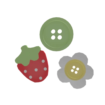 ꒰🍓﹕kawaii red mothergarden strawberry igari clip