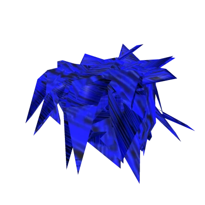 [⌛] Animated Glitch Blue Scene Hair