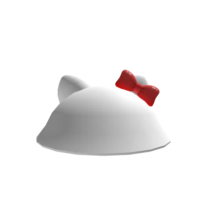 White Cat Ears Hat