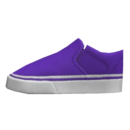 Canvas Shoes - Black & Purple