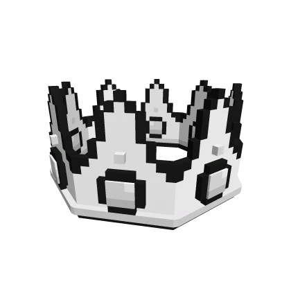White Pixel Crown