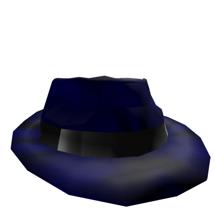 NOTORIOUS DARK BLUE FEDORA