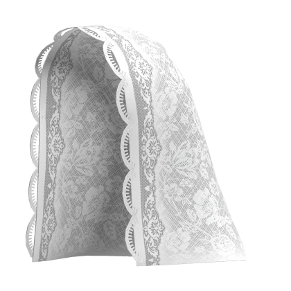 white pretty gothic chapel laced veil