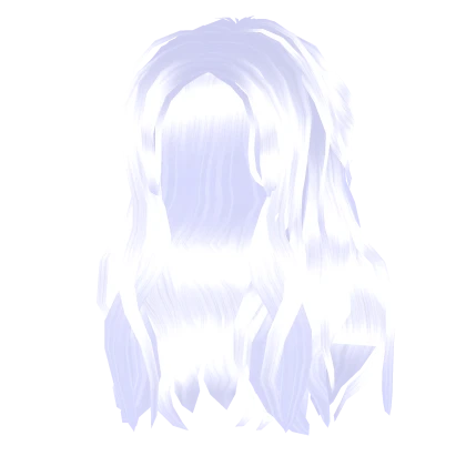 Messy & Long in White