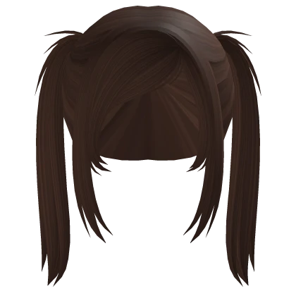  ♡ : brown cute punk pigtails 