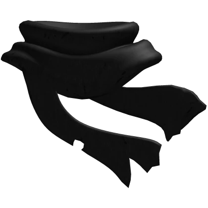 Black Neck Scarf Of Ryuma