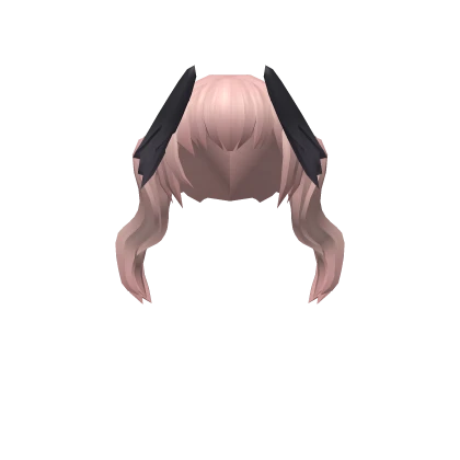 Koharu's Hair with Wings (Pigtails)