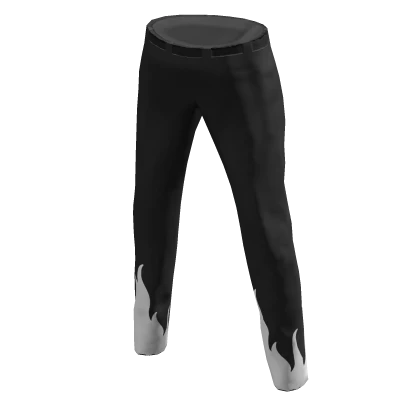 Black Flame Pants