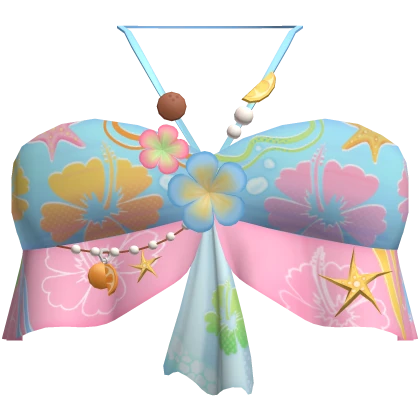 Preppy Tropical Summer Top